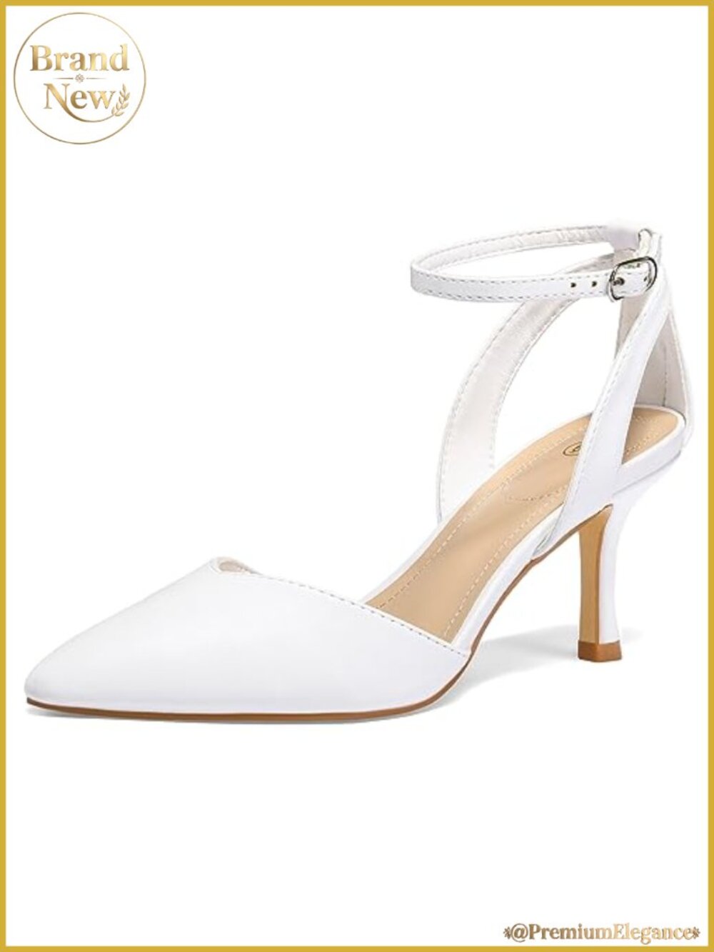Women's Closed Toe Kitten Heels Comfortable Dress Pumps Shoes